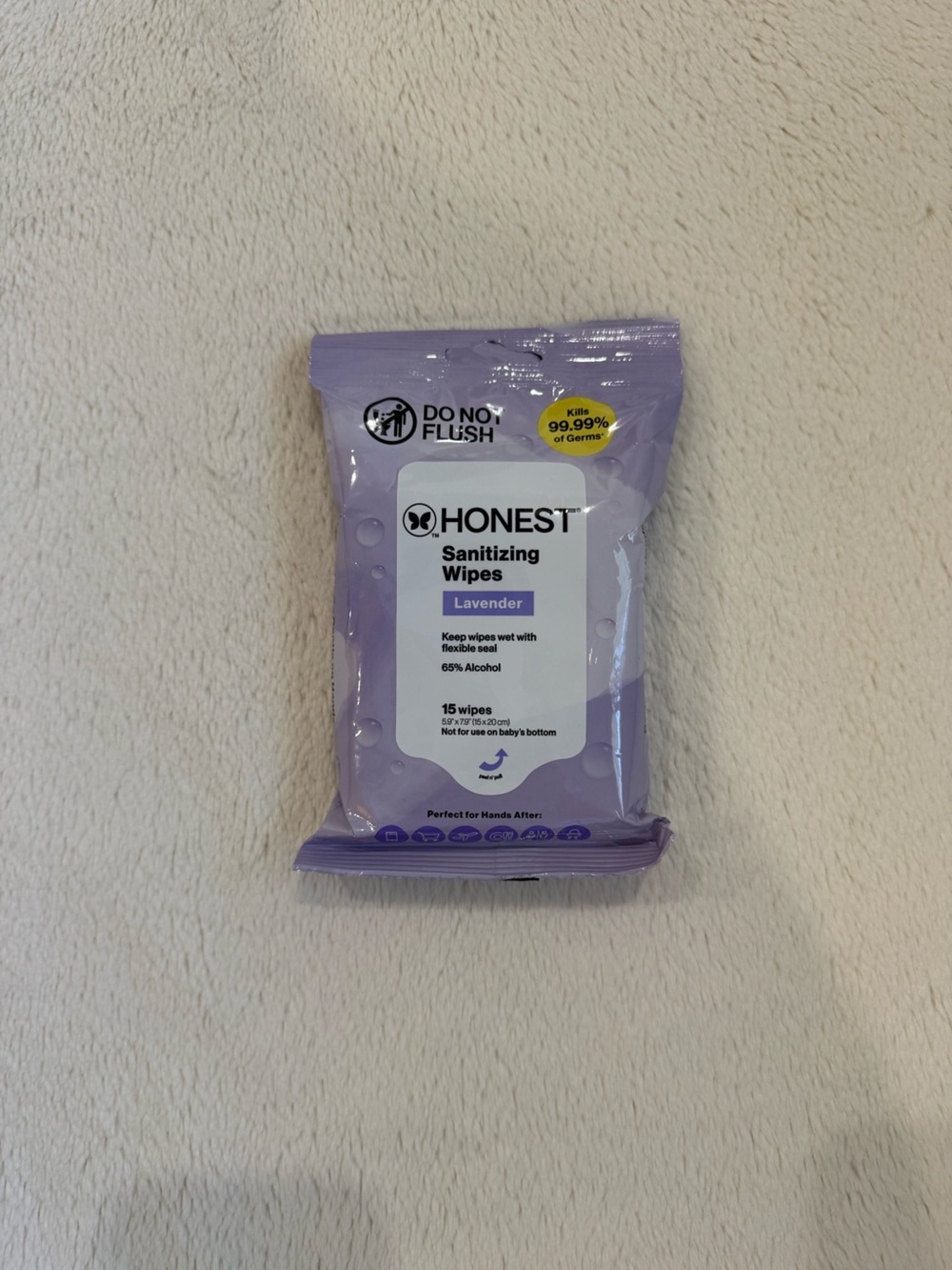 Honest Lavender Sanitizing Wipes